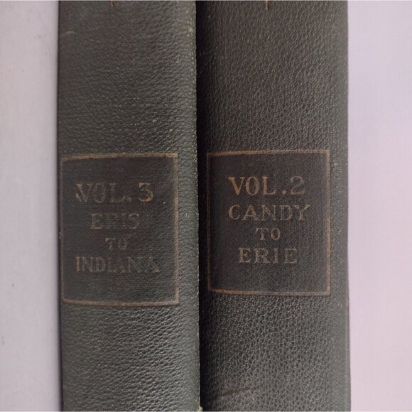 Antique The Source Book Encyclopedia 1924 Vol 2 & 3 Perpetual Encyclopedia Corp - Picture 9 of 13